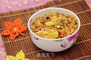 Japanese Style Eel Fried Rice recipe