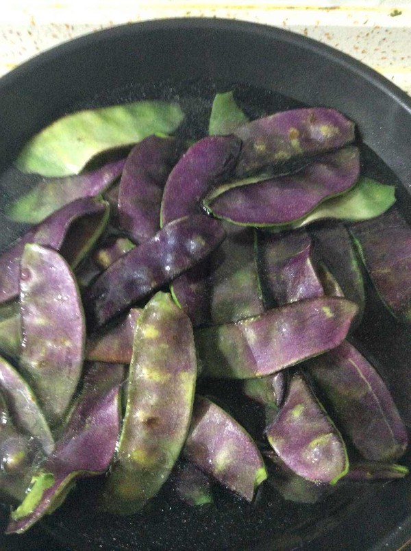 Vegetarian Fried Purple Lentils recipe