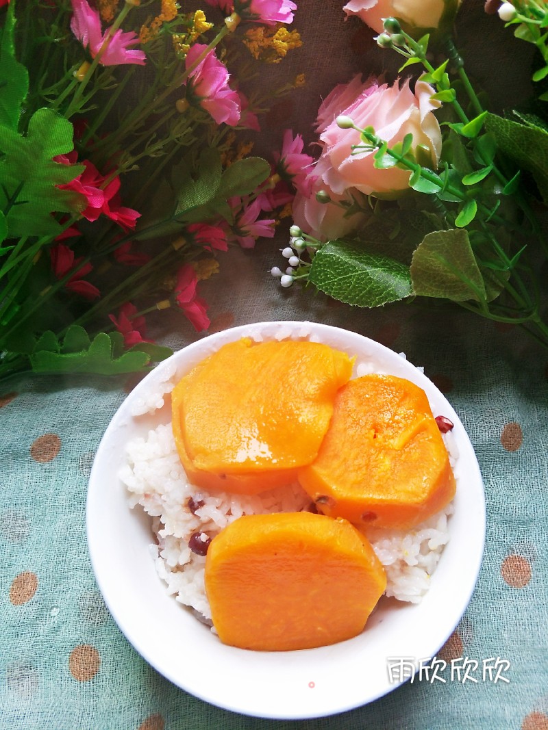 Sweet Potato Steamed Rice recipe