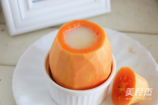 Papaya Coconut Milk Jelly recipe