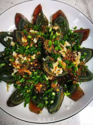 Preserved Egg with Cold Dressing recipe