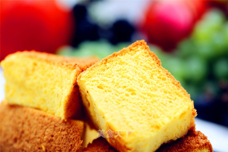 #aca烤明星大赛# Pumpkin Chiffon Cake recipe
