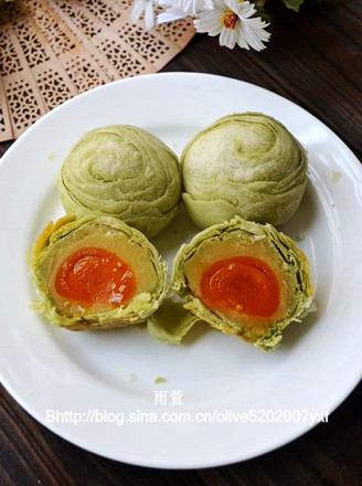 Matcha Yolk Crisp recipe