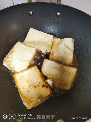 Tofu Fried Loofah recipe