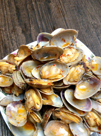 Spicy Stir-fried Clam Seed recipe