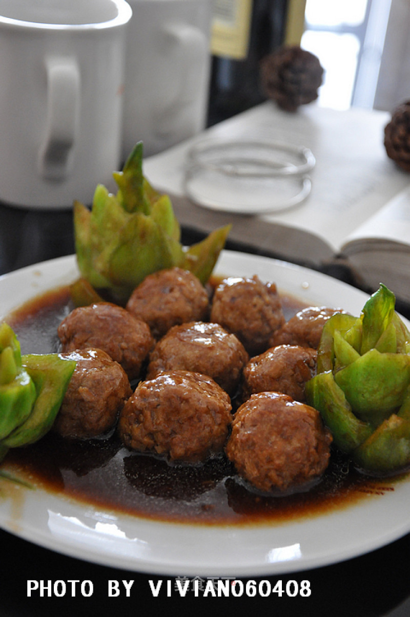 Sweet and Sour Cabbage Lotus Root Round recipe