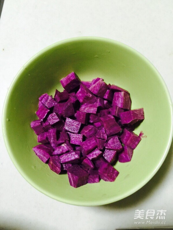 Purple Sweet Potato Lily Tremella Congee recipe