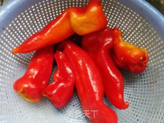 Steamed Red Pepper with Tempeh recipe