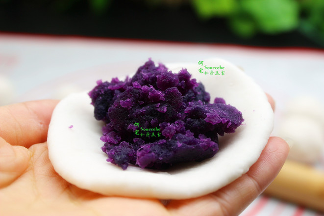 Purple Sweet Potato Crystal Cake recipe