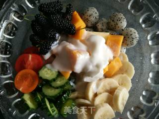 Healthy Fruit and Vegetable Salad recipe