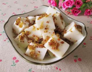 Osmanthus Almond Milk Tofu recipe