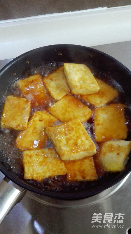 Tofu with Abalone Sauce recipe