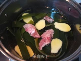 Mung Bean Kelp Keel Soup recipe