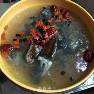 Black-bone Chicken Ganoderma Soup recipe