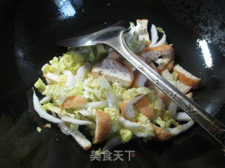 Oily Tofu and Cabbage Rice Cake Soup recipe