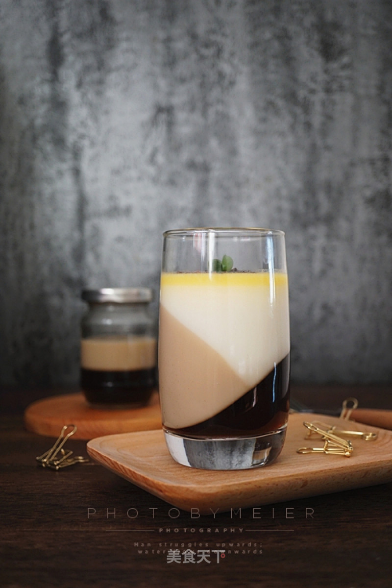 #东岭意式咖啡机试# Coffee Gradient Pudding recipe