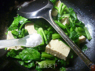 Frozen Tofu and Boiled Rapeseed recipe