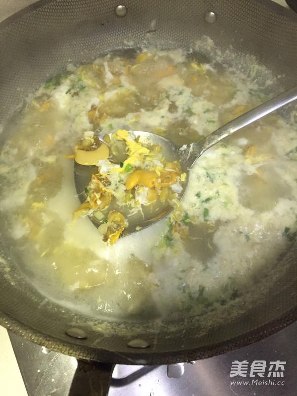 Scallop Egg Soup recipe