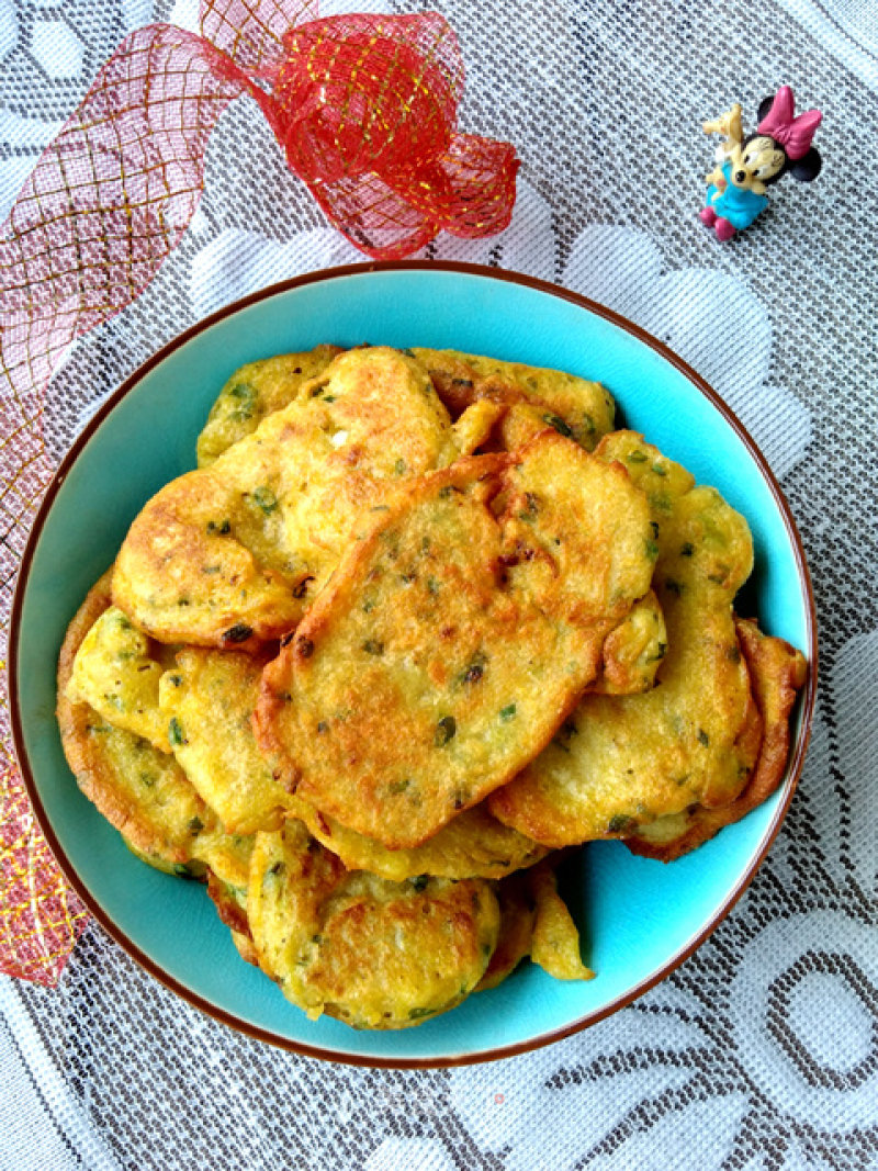 Fried Corn Yam Cake recipe