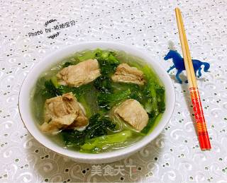 Chinese Cabbage Vermicelli Pork Rib Soup recipe