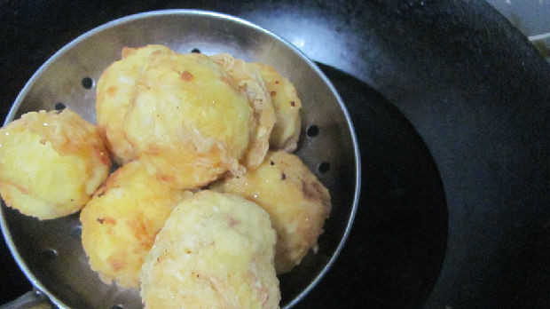 Potato Octopus Balls recipe