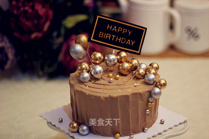 Low-key Luxury~【chocolate Cream Birthday Cake】 recipe