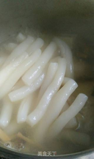 Meatball Soup Rice Cake recipe