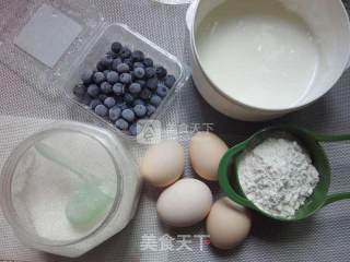 #aca烤明星大赛# Oil-free Blueberry Yogurt Cake recipe