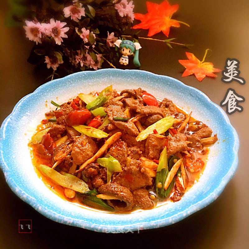 Sichuan Style Stir-fried Pork Liver recipe