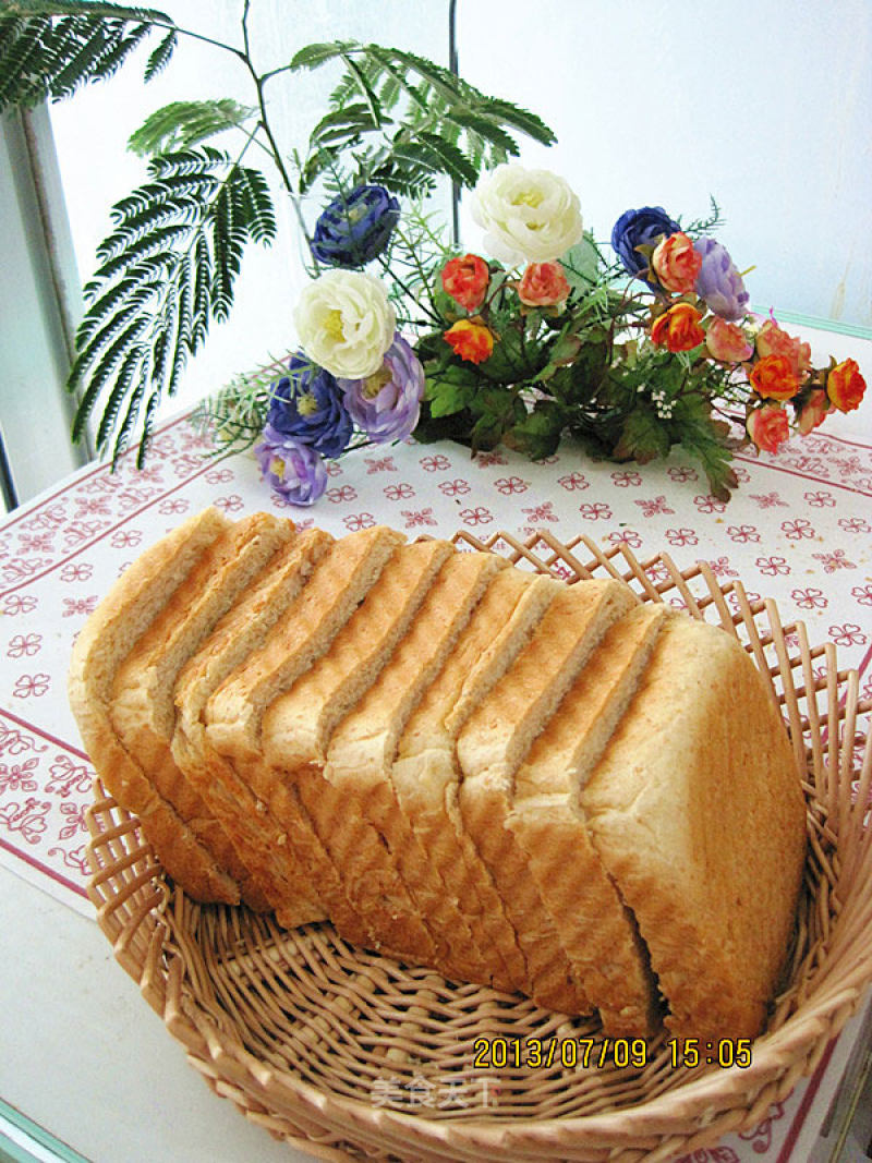 Wheat Bran Toast-bread Machine Kneading Dough recipe