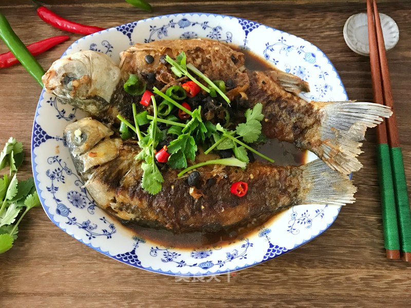Crucian Carp with Black Bean Sauce recipe