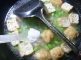 Bacon Oil Tofu Edamame Soup recipe