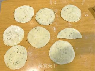 Dumpling Crusted Scallion Pancake recipe