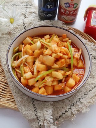 Hot and Sour Diced Radish recipe