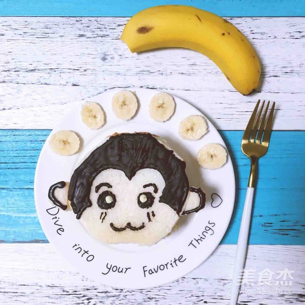 Cheese Banana Monkey Sandwich recipe