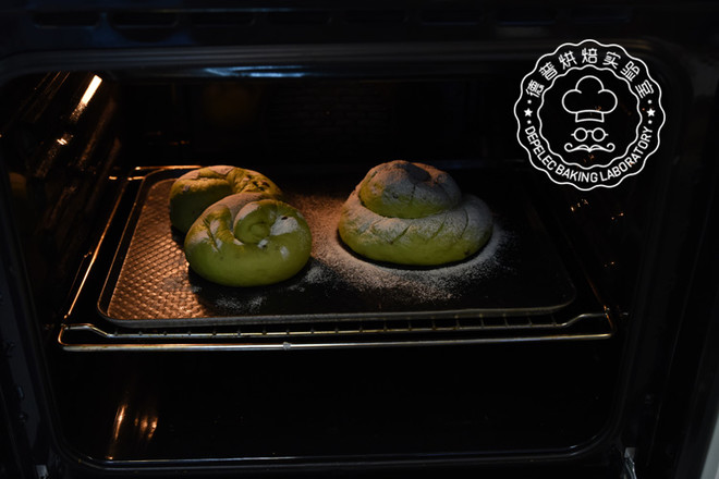 European Matcha Red Bean Bread recipe