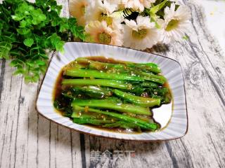 #快手素菜#boiled Oil Lettuce recipe