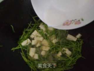 Stir-fried Tofu with Bean Sprouts recipe