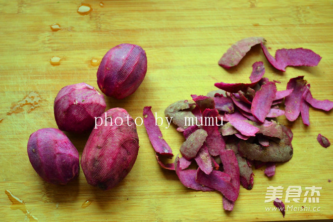 Glutinous Rice and Purple Sweet Potato Paste recipe