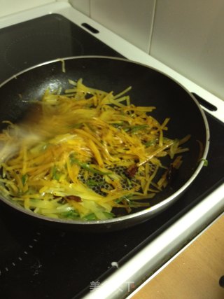 Spicy Potato Shreds recipe