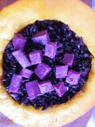 [kaifeng] Potato Fragrant Purple Rice Pumpkin Cup recipe