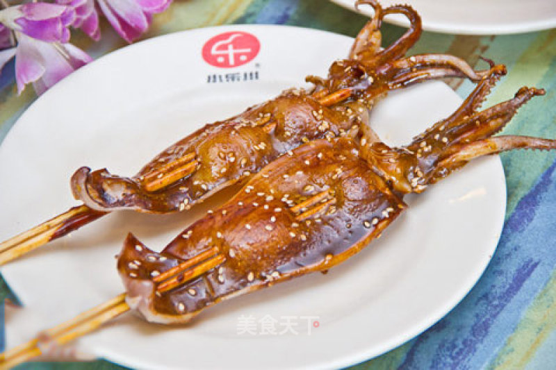 #aca烤明星大赛#delicious Grilled Squid recipe