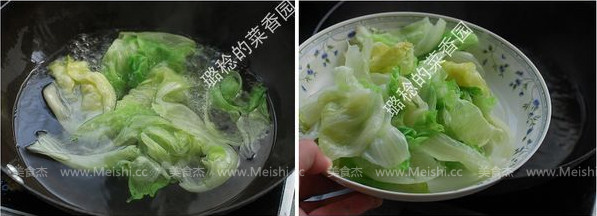 Lettuce in Oyster Sauce recipe