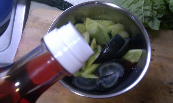 Preserved Egg with Cucumber recipe