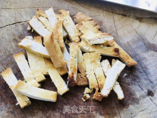 Celery Stir-fried Dried Tofu recipe