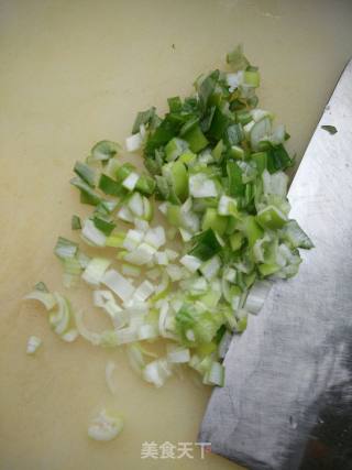 Shrimp Skin. Scrambled Eggs with Green Onions recipe