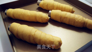 Carrot Shaped Sweet Potato Bread recipe