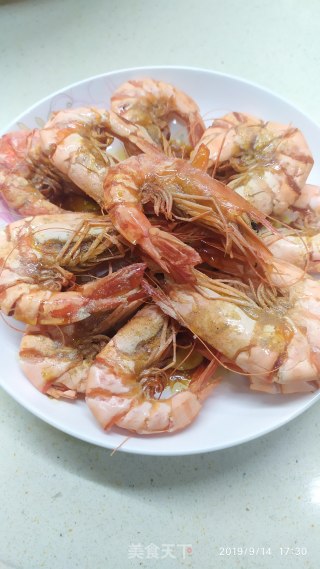 Steamed Prawns (dry) recipe