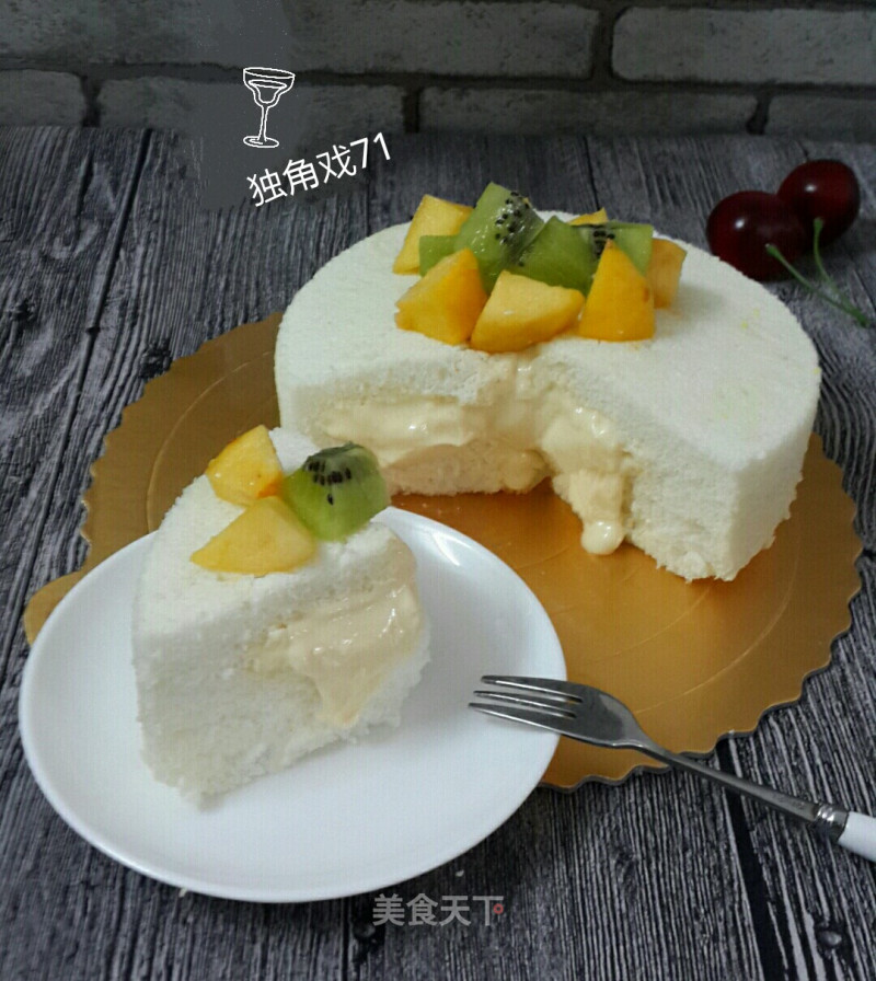 #新良第一节烤大赛# Liuxin Angel Cake recipe