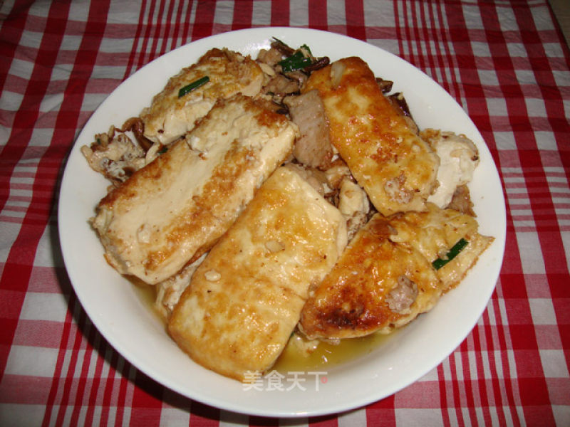 【abalone Sauce and Mushroom Tofu Pot】 recipe